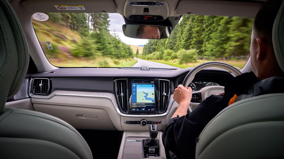 Volvo  review: driving interior